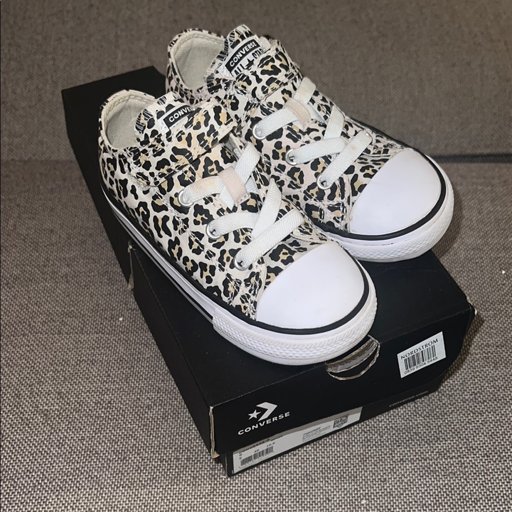 Converse White and Black High-Top Sneakers Classic Style